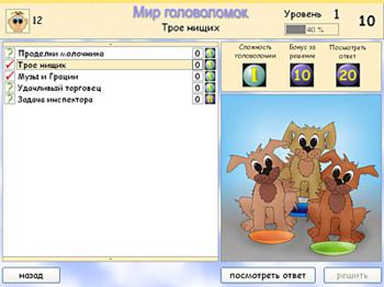 Мир головоломок. Занимательная математика