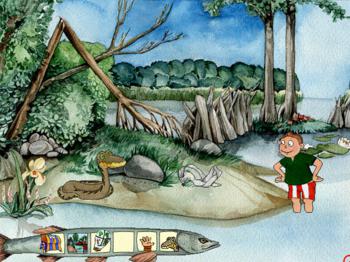 Оскар-путешественник и озёрные жители