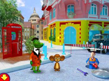 Чебурашка учит английский язык