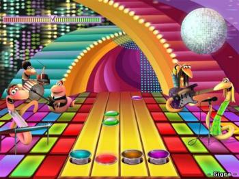 Ослепительный Барри и Червяки Диско. Ритм-игра