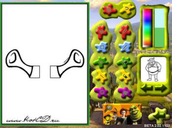 Шрек 2: кисти и краски